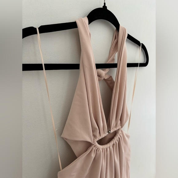 Susana Monaco Half-Moon Halter Mini Dress NWT - Picture 6 of 9